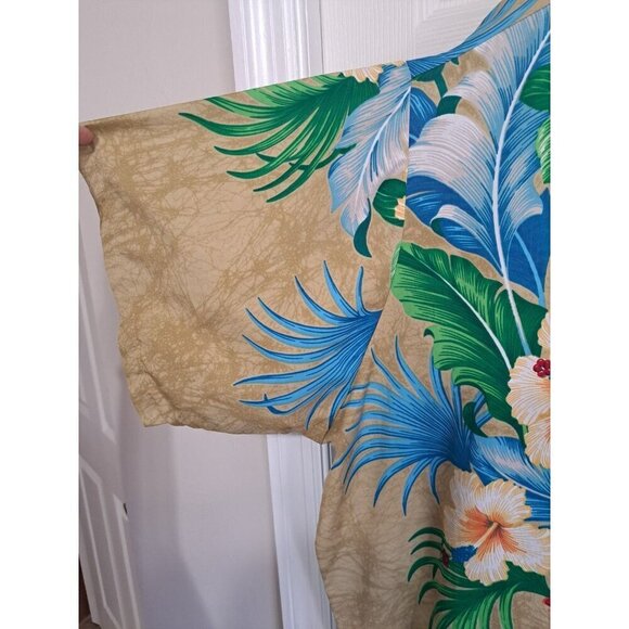 RIMA Men's 3XL Multicolor Tropical Floral Hawaiian Aloha Short Sleeve Shirt - Picture 5 of 7